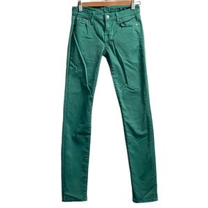 Women’s Seven For All Mankind Gwenevere Jeans in Green Sz 24